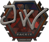 Sticker | JW (Foil) | London 2018 image