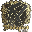 Sticker | Fluxo (Gold) | Budapest 2025 image