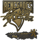 Sticker | sico (Gold) | Antwerp 2022 image