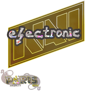 Sticker | electronic(반짝이) | 파리 2023