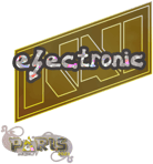 Sticker | electronic (Glitter) | Paris 2023