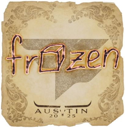 Sticker | frozen | Austin 2025