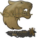 Sticker | saffee (Gold) | Antwerp 2022
