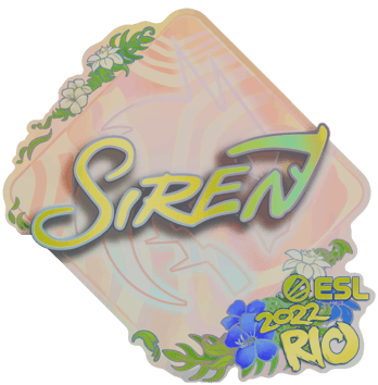 Sticker | S1ren (Holo) | Rio 2022
