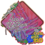 Sticker | juanflatroo (Glitter) | Rio 2022