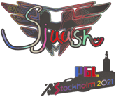 Sticker | sjuush (Holo) | Stockholm 2021 image