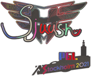 Sticker | sjuush (Holo) | Stockholm 2021