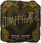 Sticker | Jimpphat (Gold) | Austin 2025