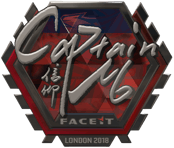 Sticker | captainMo (Foil) | London 2018