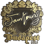 Sticker | JamYoung (Gold) | Budapest 2025