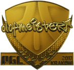 Sticker | olofmeister (Gold) | Krakow 2017 image