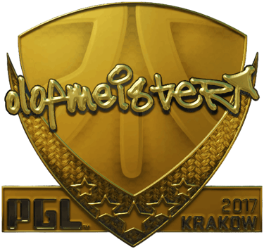 Sticker | olofmeister (Gold) | Krakow 2017