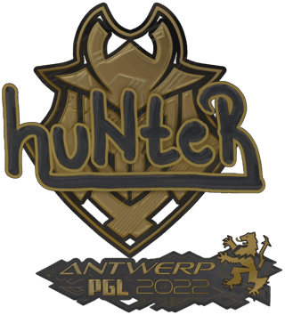 Sticker | huNter (Vàng) | Antwerp 2022