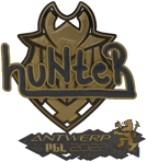 Sticker | huNter (Gold) | Antwerp 2022