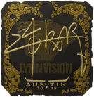 Sticker | z4KR (Gold) | Austin 2025 image