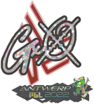 Sticker | gxx- (Glitter) | Antwerp 2022
