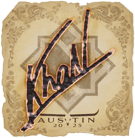 Sticker | khaN | Austin 2025 Sticker | khaN | Austin 2025 image