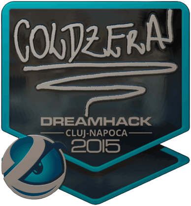 Sticker | coldzera (reflectante) | Cluj-Napoca 2015