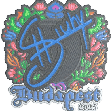 สติกเกอร์ | siuhy (Embroidered) | Budapest 2025