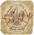 Sticker | s1n | Austin 2025