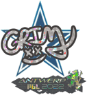 Sticker | Grim (Glitter) | Antwerp 2022 image