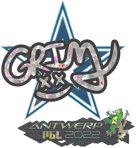 Sticker | Grim (Glitter) | Antwerp 2022