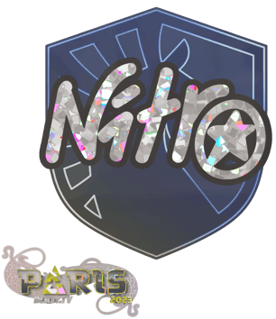 Sticker | nitr0 (Glitter) | Parigi 2023