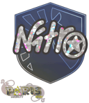 Sticker | nitr0 (Glitter) | Paris 2023