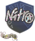 Sticker | nitr0 (Glitter) | Paris 2023 Sticker | nitr0 (Glitter) | Paris 2023 image