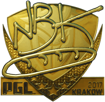 Sticker | NBK- (ゴールド) | Krakow 2017