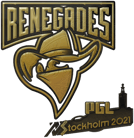 Sticker | Renegades (Gold) | Stockholm 2021 image