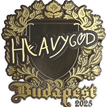 Sticker | Heavygod (Gold) | Budapest 2025