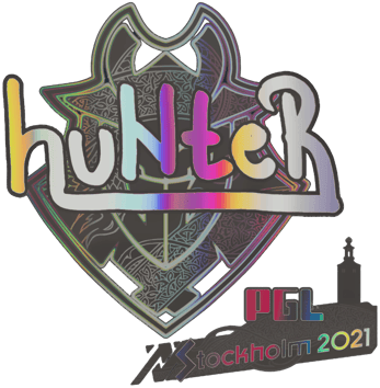 Sticker | huNter- (ホログラム) | Stockholm 2021