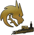Sticker | Team Spirit (Gold) | Stockholm 2021 image