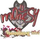 Sticker | m0NESY (Glitter) | Shanghai 2024 image