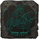 Sticker | woxic (Foil) | Austin 2025 image
