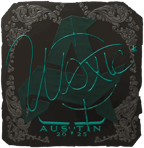 Sticker | woxic (Foil) | Austin 2025
