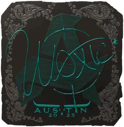 Sticker | woxic (Foil) | Austin 2025
