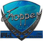 Sticker | chopper (Foil) | Krakow 2017 image