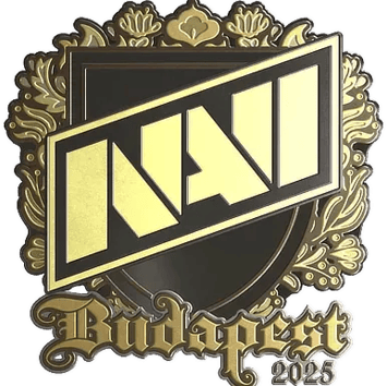 Hình dán | Natus Vincere (Vàng) | Budapest 2025