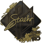 Sticker | Staehr (Gold) | Rio 2022