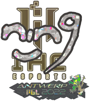 Sticker | nin9 (Glitter) | Antwerp 2022