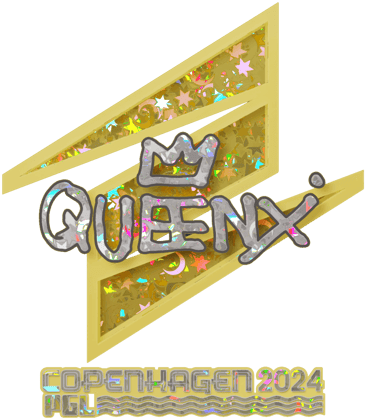 Sticker | Queenix (purpurina) | Copenhague 2024