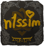 Sticker | n1ssim (Foil) | Austin 2025