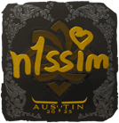 Sticker | n1ssim (Foil) | Austin 2025 Sticker | n1ssim (Foil) | Austin 2025 image