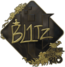 Sticker | bLitz (Gold) | Rio 2022 Sticker | bLitz (Gold) | Rio 2022 image