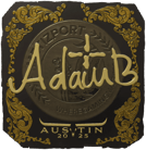 Sticker | adamb (Gold) | Austin 2025 Sticker | adamb (Gold) | Austin 2025 image