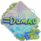 Sticker | dumau (Holo) | Rio 2022 Sticker | dumau (Holo) | Rio 2022 image