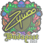 Sticker | ZywOo (Embroidered) | Budapest 2025 Sticker | ZywOo (Embroidered) | Budapest 2025 image