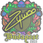 Sticker | ZywOo (Embroidered) | Budapest 2025
